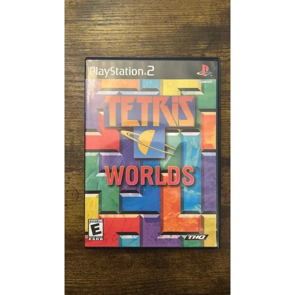 Tetris Worlds Sony PlayStation 2 PS2 Game THQ NTSC Complete CIB 2002 - Tested